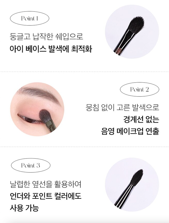Piccasso 206a Eyeshadow Brush