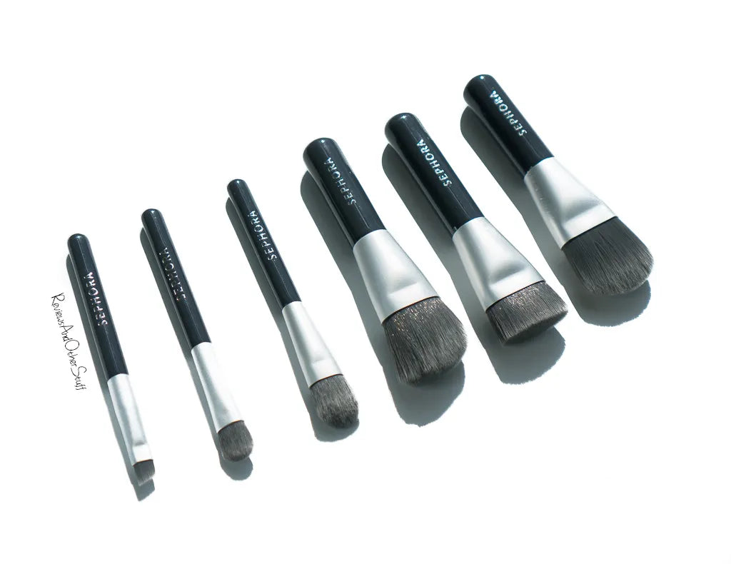 Buy Sephora Deluxe Charcoal Antibacterial Brush Set at 70